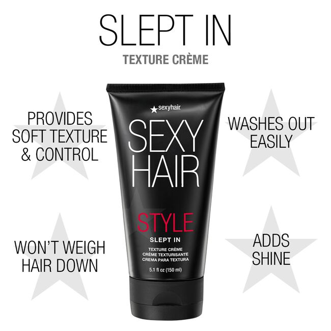 Style Sexy Hair Slept In Texture Creme - Sexy Hair Concepts | CosmoProf
