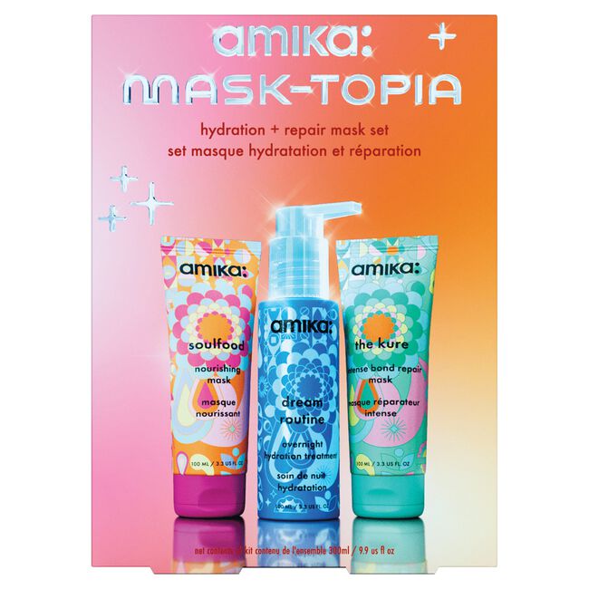 Mask-Topia Hydration & Repair Mask Set - amika | CosmoProf
