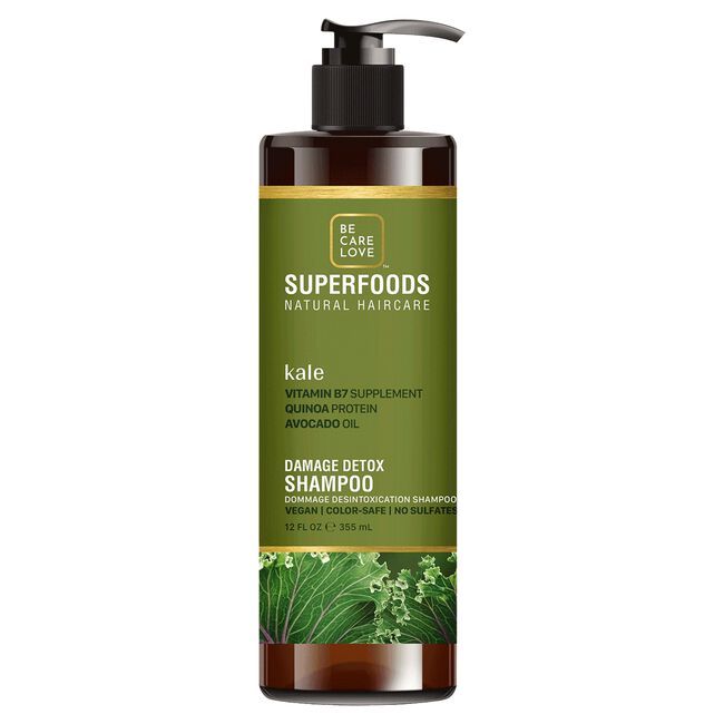 SuperFoods Kale Damage Detox Shampoo - Be Care Love | CosmoProf