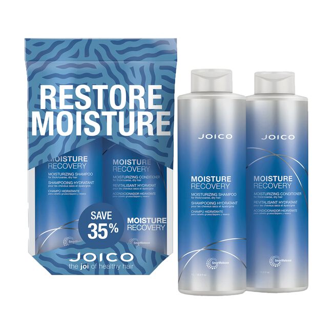 Moisture Recovery Shampoo, Conditioner Liter Duo - Joico | CosmoProf