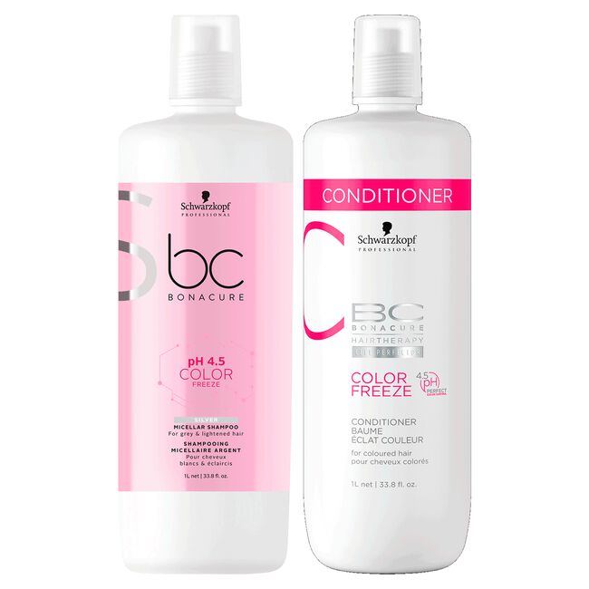 Bonacure Color Freeze Silver Shampoo, Conditioner Duo - Schwarzkopf  Professional