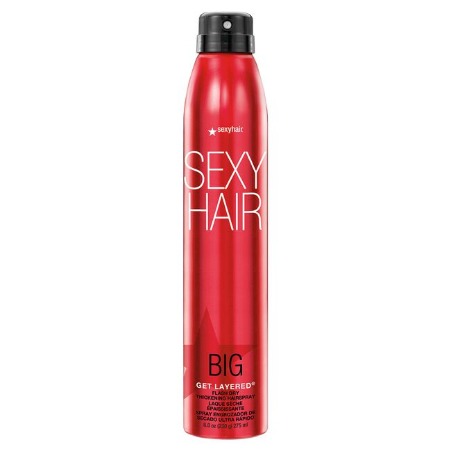 Big Sexy Hair - Get Layered Flash Dry Hairspray - Sexy Hair Concepts |  CosmoProf