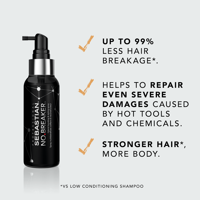 No Breaker Bonding And Styling Leave-In Treatment Spray | Sebastian | Cosmo  Prof