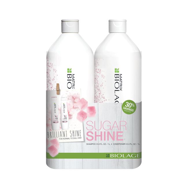 Biolage Sugar Shine Shampoo & Conditioner Liter Duo - Matrix | CosmoProf