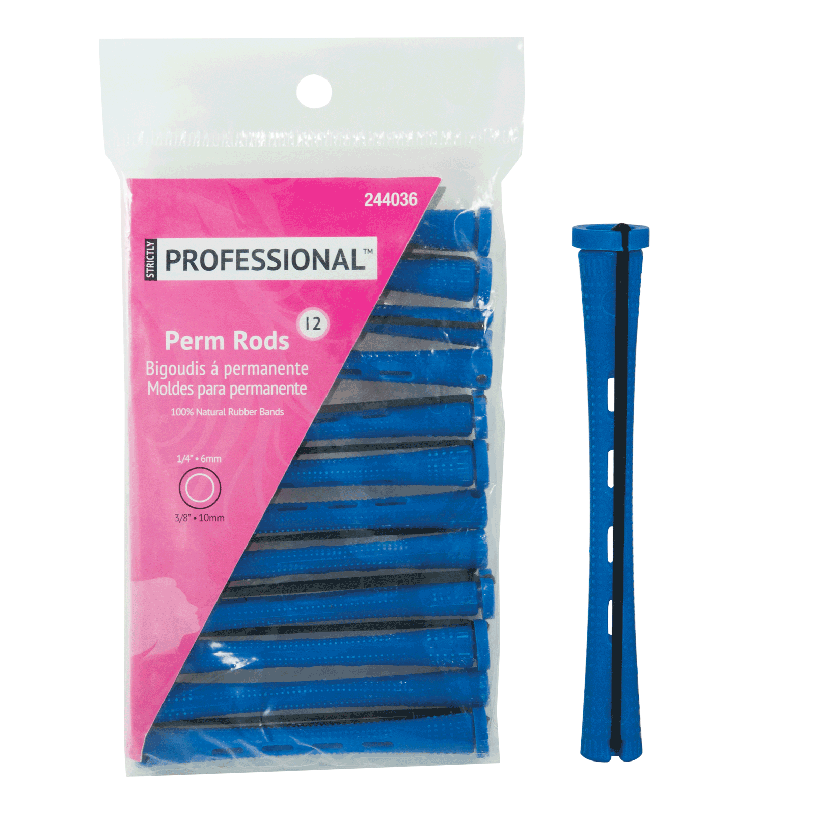 Long Perm Rod - Blue - Strictly Professional | CosmoProf