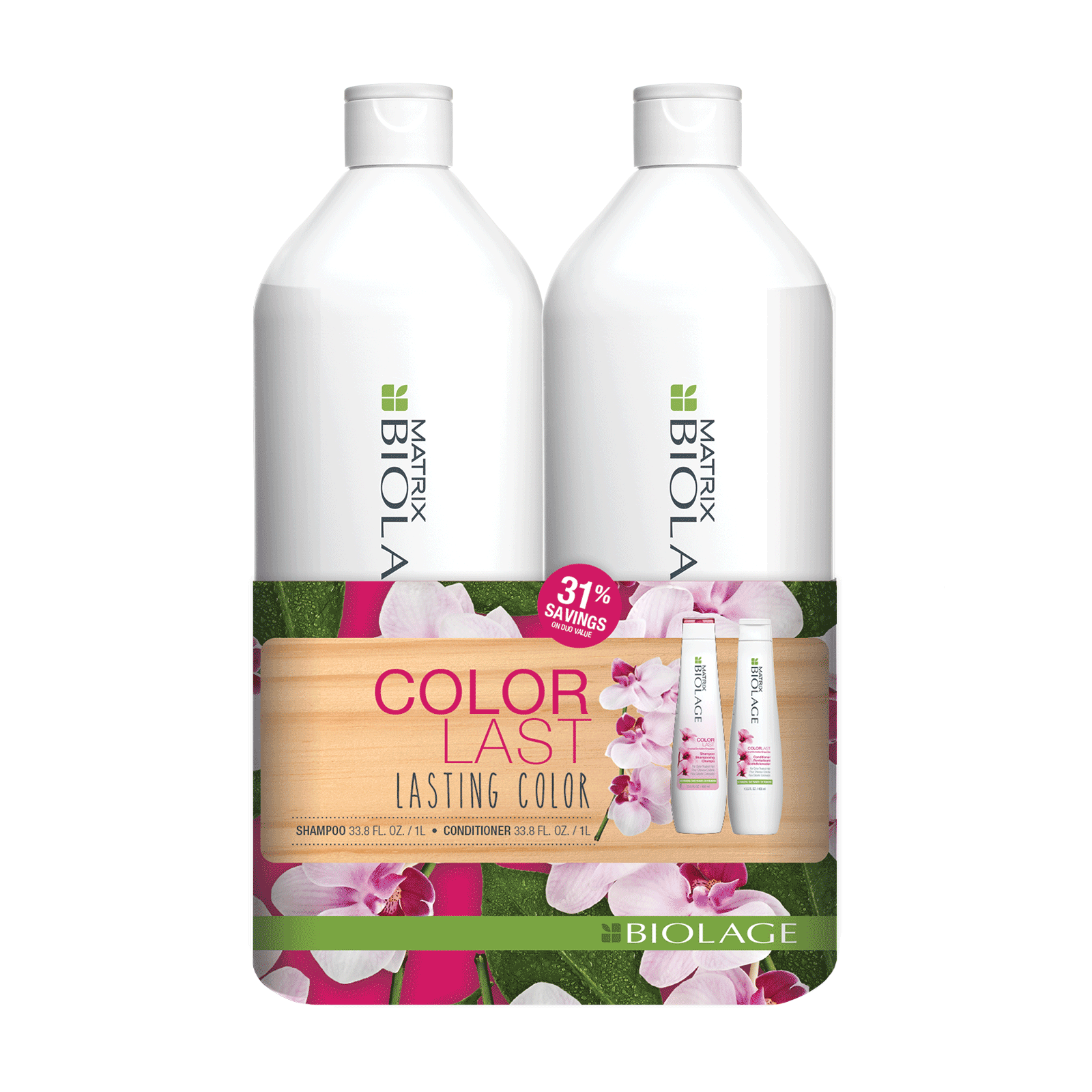 Biolage Colorlast Shampoo Conditioner Liter Duo Matrix Cosmoprof 4431